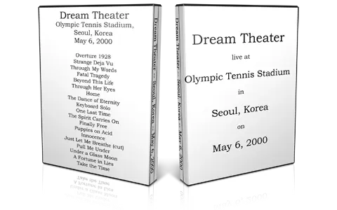Artwork Cover of Dream Theater 2000-05-06 DVD Seoul Proshot