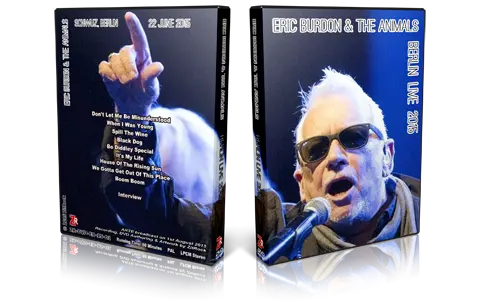 Artwork Cover of Eric Burdon and The Animals 2015-06-22 DVD Berlin Proshot