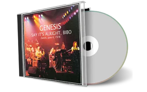 Artwork Cover of Genesis 1978-06-04 CD Zurich  Audience