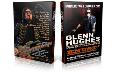 Artwork Cover of Glenn Hughes 2015-10-01 DVD Hamburg Audience