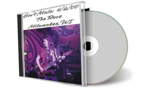Artwork Cover of Govt Mule 2000-04-06 CD Milwaukee Audience