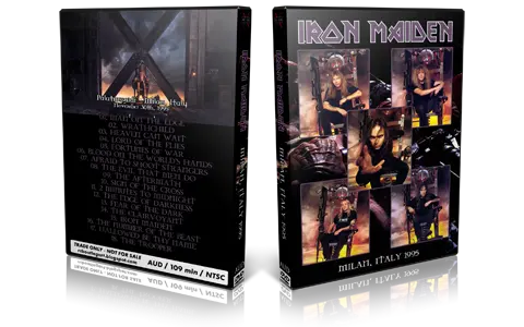Artwork Cover of Iron Maiden 1995-11-30 DVD Milan Audience