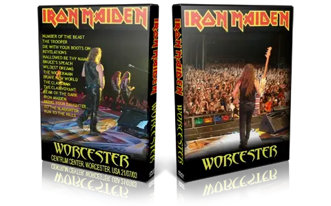 Artwork Cover of Iron Maiden 2003-07-21 DVD Worcester Audience
