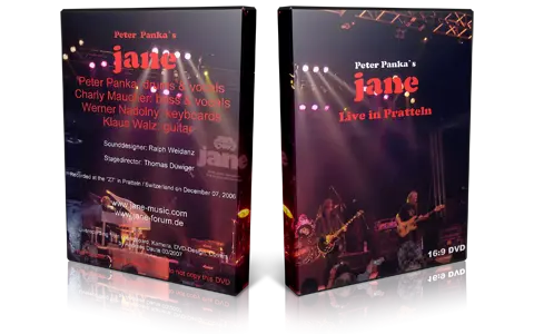 Artwork Cover of Jane 2006-12-07 DVD Pratteln Audience