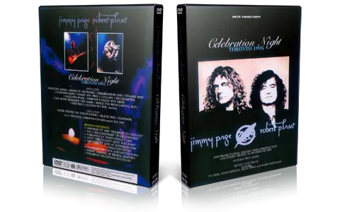 Artwork Cover of Jimmy Page and Robert Plant 1995-03-27 DVD Toronto Audience