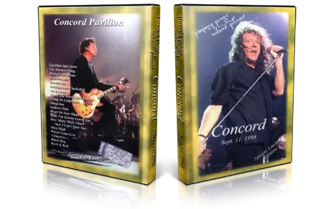 Artwork Cover of Jimmy Page and Robert Plant 1998-09-11 DVD Concord Audience