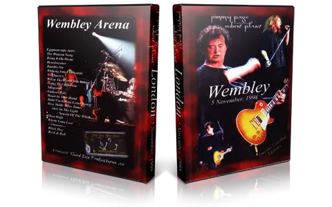 Artwork Cover of Jimmy Page and Robert Plant 1998-11-05 DVD London Audience