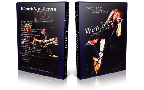 Artwork Cover of Jimmy Page and Robert Plant 1998-11-06 DVD London Audience
