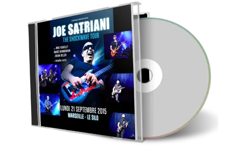 Artwork Cover of Joe Satriani 2015-09-21 CD Marseille Audience