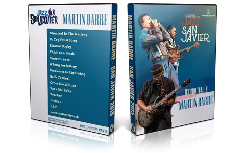 Artwork Cover of Martin Barre Compilation DVD San Javier 2015 Proshot