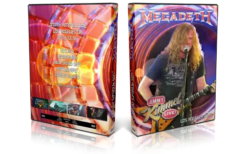 Artwork Cover of Megadeth 2013-12-16 DVD Hollywood Audience