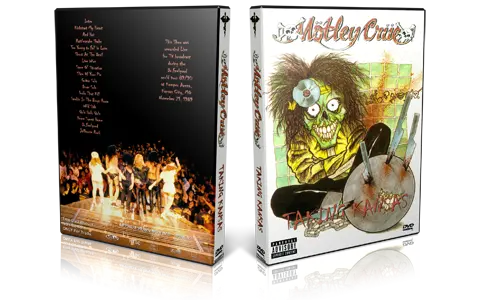 Artwork Cover of Motley Crue 1989-11-21 DVD Kansas  Proshot