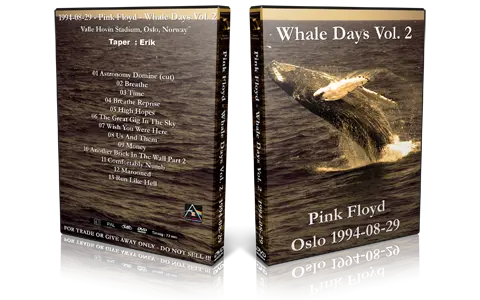 Artwork Cover of Pink Floyd 1994-08-29 DVD Oslo Audience