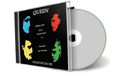Artwork Cover of Queen 1982-04-28 CD Frankfurt Audience