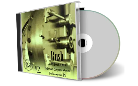 Artwork Cover of Rush 1986-03-20 CD Indianapolis Audience