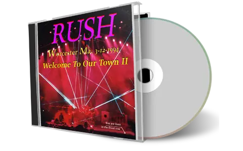 Artwork Cover of Rush 1994-03-12 CD Worcester Audience