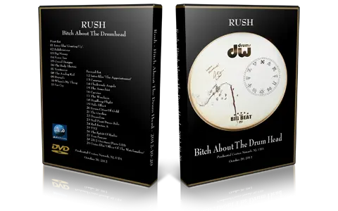 Artwork Cover of Rush 2012-10-20 DVD Newark Audience