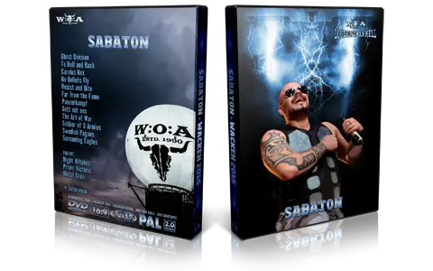 Artwork Cover of Sabaton 2015-08-01 DVD Wacken Proshot
