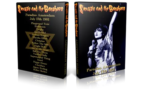 Artwork Cover of Siouxsie and The Banshees 1981-07-12 DVD Amsterdam Audience