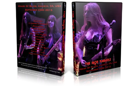 Artwork Cover of The Iron Maidens 2015-09-03 DVD Anaheim Audience