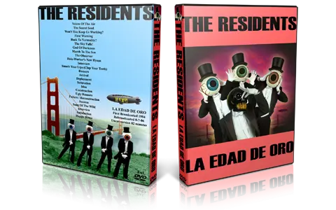 Artwork Cover of The Residents 1983-06-21 DVD Madrid Proshot