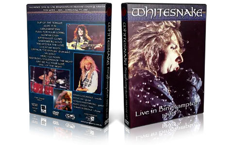 Artwork Cover of Whitesnake 1990-02-07 DVD Binghamton Audience
