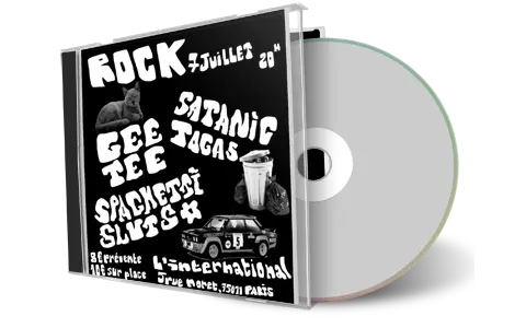 Front cover artwork of Satanic Togas And Gee Tee 2023-07-07 CD Paris Audience
