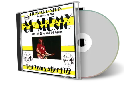 Front cover artwork of Ten Years After Compilation CD New York City 1972 Audience