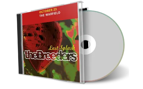 Front cover artwork of The Breeders 2023-10-23 CD San Francisco Audience