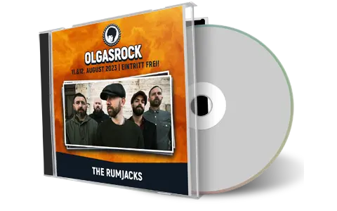 Front cover artwork of The Rumjacks 2023-08-11 CD Olgasrock Festival Audience
