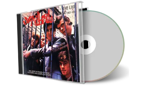 Front cover artwork of The Yardbirds Compilation CD Live Saga 1963 1967 Soundboard
