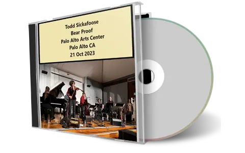 Front cover artwork of Todd Sickafoose 2023-10-21 CD Palo Alto Audience