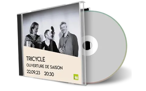 Front cover artwork of Tricycle 2023-09-22 CD Brussels Audience