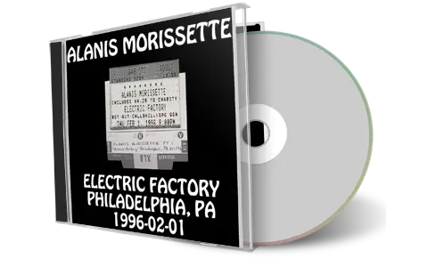 Front cover artwork of Alanis Morissette 1996-02-01 CD Philadelphia Audience