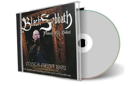 Front cover artwork of Black Sabbath Compilation CD Costa Mesa 1992 Audience