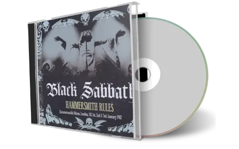 Front cover artwork of Black Sabbath Compilation CD Hammersmith Rules Audience