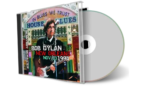 Front cover artwork of Bob Dylan 1994-11-13 CD New Orleans Audience