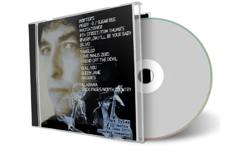 Front cover artwork of Bob Dylan 1996-06-17 CD Berlin Audience