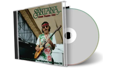Front cover artwork of Carlos Santana 1990-07-15 CD Los Angeles Audience