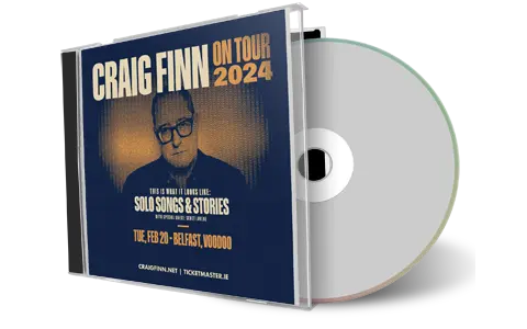 Front cover artwork of Craig Finn 2024-02-20 CD Belfast Audience