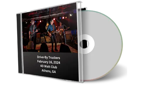 Front cover artwork of Drive-By Truckers 2024-02-16 CD Athens Audience