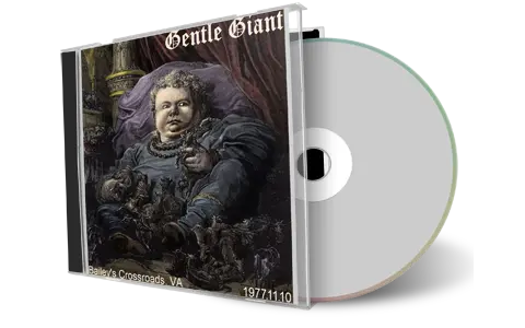 Front cover artwork of Gentle Giant 1977-11-10 CD Baileys Crossroads Soundboard
