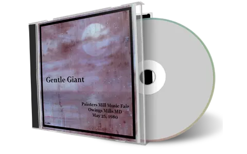 Front cover artwork of Gentle Giant 1980-05-25 CD Owings Mills Audience