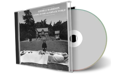 Front cover artwork of George Harrison Compilation CD Living In The Alternate World Soundboard