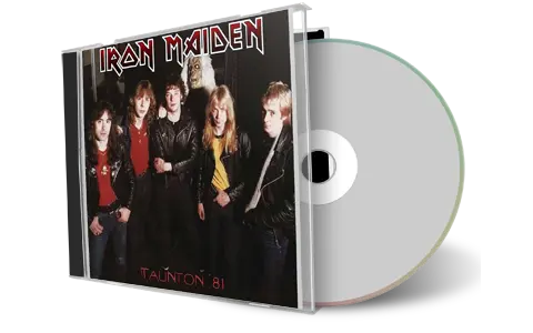 Front cover artwork of Iron Maiden 1981-02-28 CD Taunton Audience