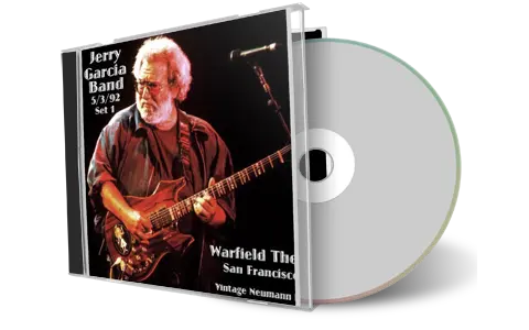 Front cover artwork of Jerry Garcia Band 1992-05-03 CD San Francisco Audience