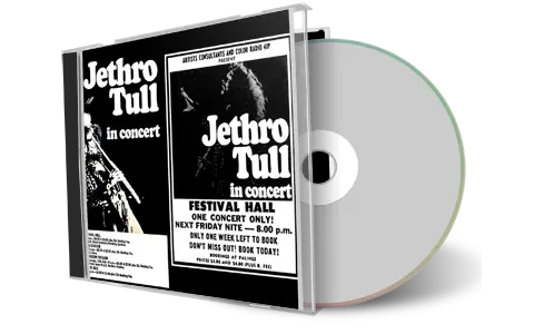 Front cover artwork of Jethro Tull Compilation CD Australian Tour 1972 Audience