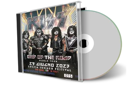Front cover artwork of Kiss 2023-07-29 CD Lucca Audience