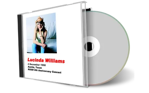 Front cover artwork of Lucinda Williams 1998-12-04 CD Kgsr Anniversary Soundboard