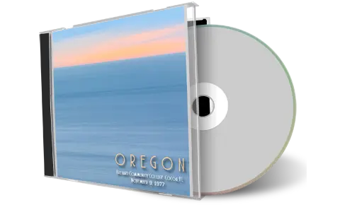 Front cover artwork of Oregon 1977-11-09 CD Cocoa Audience